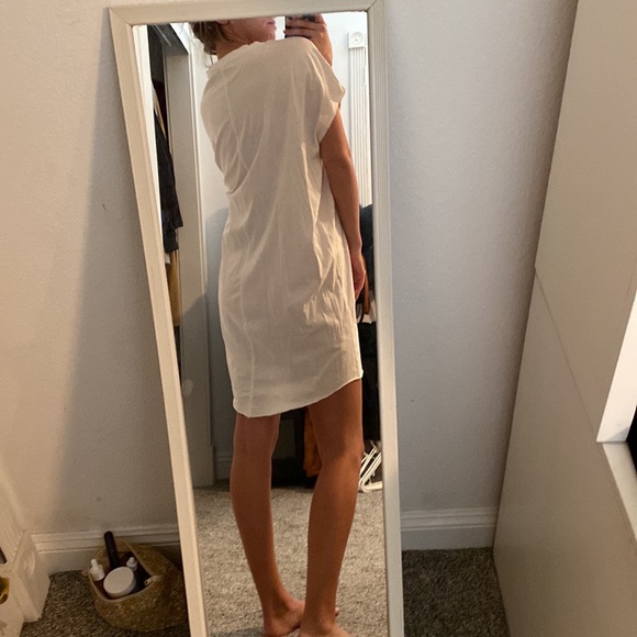 White ZARA T-Shirt Dress - Picture 2 of 3